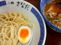 「つけ麺（麺180g、味玉半分ｻｰﾋﾞｽ）」@つけめん さなだの写真
