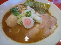 「【気まぐれ限定】ど煮干し味玉ラーメン」@麺屋しのはら 三日月食堂の写真