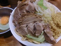 「小ブタラーメン ドクロ しょうが ニンニク少し」@ラーメン二郎 八王子野猿街道店2の写真
