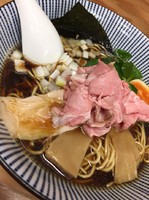 「煮干しそば（黒）」@中華そば よしかわの写真