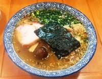 「【限定】山塩小僧 中太麺 920円+ワンタン」@らーめん森や。の写真