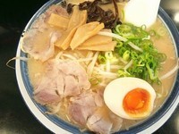 「味噌豚骨もやしラーメン」@博多ラーメン しばらく 西新店の写真