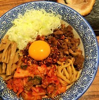 「キムラ君ミニ730円炙りチャーシュー100円追い飯無料」@ラーメン燈郎の写真
