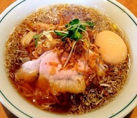 「こってりラーメン　500円　味玉100円」@柴崎亭の写真