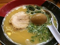 「鶏白湯 生からし＋味玉」@麺場 鶏源 TORIGEN 黄金町店の写真