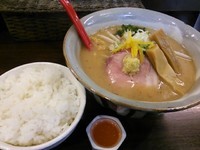 「味噌ラーメン700円＋ライス100円」@味噌専門 麺屋大河の写真