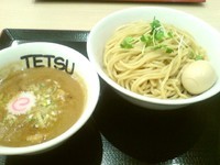 「つけめん 780円+(映画半券サービス)味玉」@つけめんTETSU ららぽーと豊洲マリーナキッチン店の写真