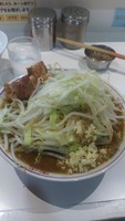 「カレーラーメン大３５０　野菜ちょいマシ脂マシ　生卵　８００円」@ラーメン荘 歴史を刻め 枚方の写真