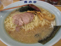 「ラーメン　醤油　小　６００円」@ラーメン青木亭 越谷店の写真