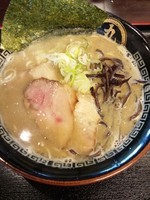 「【限定】豚骨煮干ラーメン」@煮干 丸めの写真