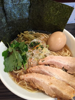 「得のせ田なか鯵ニボそば(醤油)」@志奈そば 田なかの写真