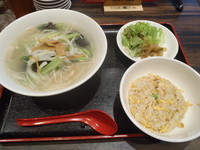 「湯麺セット(780円)」@元祖餃子舗 珉珉 飯田橋店の写真