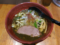 「ブラックカリー麺：920円」@黒味噌らーめん 初代けいすけ 品川店の写真