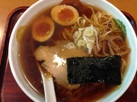 「煮玉子らあめん大盛」@好日の写真