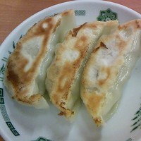 「餃子3個（期間限定ラ・餃・チャセット）」@熱烈中華食堂 日高屋 上板橋北口店の写真