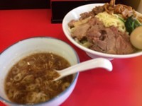 「つけ麺 メンマ増し」@紀之傳の写真