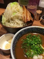 「ミニカレーつけめん（野菜多め）」@ラーメン燈郎の写真