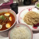 冷し味噌卵麺（半ライス+ネギ）