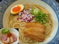 「カモが恋した煮干しそば 濃厚ver （鴨ネギ丼付き）￥980」@麺処 ほん田 nijiの写真