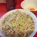 小ラーメン＋生卵、にんにくちょい増し
