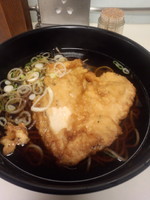 「メガチキン竜田そば510円」@常盤軒 大井町より店の写真