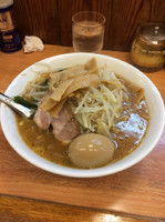 「味噌ラーメン餃子セット950円」@えぞ菊 戸塚店の写真