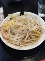 「学生ラーメン(ニンニク) 550円」@麺屋けんしんの写真