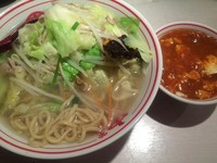 「塩タンメン　単品麻婆　￥880」@蒙古タンメン中本 品川店の写真