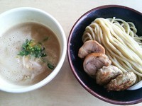 「鶏塩つけ麺（中盛）」@麺屋 にし田の写真