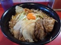 「まぜそば小＋豚増し」@麺屋 桐龍の写真