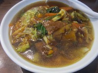 「スタミナラーメン（７５０円）＋レバー増し（５０円）」@スタミナラーメン 馬しゃ屋の写真