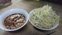 「大豚つけ麺、７００、たまトッピング」@蓮爾 さんこま店の写真