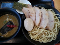 「カレつけ(中盛・300g)＋味玉＋肉増し1,250円」@つけめん・らあめん 福は内の写真