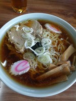 「ラーメン　￥550」@手打ちらーめん ふく屋食堂の写真