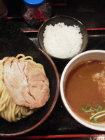 「つけ麺\390（クーポンで半額）＋半ライス（ランチサービス）」@濃厚宗田つけめん 麺屋縁道の写真