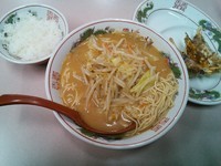 「味噌ラーメン(定食) ￥720」@中華そば 後楽本舗の写真