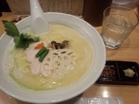 「鶏白湯SOBA大盛」@銀座 篝の写真