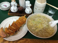 「タンメン680円、餃子630円」@餃子の店 おけ以の写真