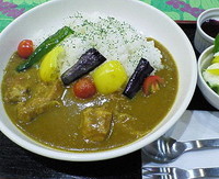 「季節野菜のカシミールカレー　８５０円」@スプーンハウスの写真