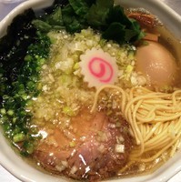 「中華蕎麦（塩）＋味玉」@NOODLE BAR 櫻 -SAKURA-の写真