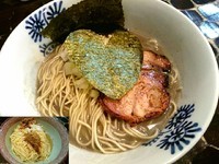 「駆逐ソバ 800円＋アヘ玉150円」@特級鶏蕎麦 龍介の写真