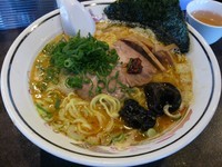 「【限定】どハルピン　（大盛り）　※恥ずかしながら鶏チャー抜き」@ハルピンラーメン 塩尻広丘駅前店の写真