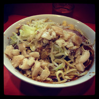 「小ラーメン ニンニク アブラ」@ラーメン二郎 仙川店の写真