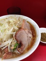 「ラーメン小 ふりふりカレー」@ラーメン二郎 上野毛店の写真