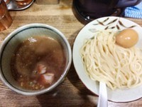 「濃厚鶏つけ麺+味玉(780円+100円)」@新橋 纏の写真
