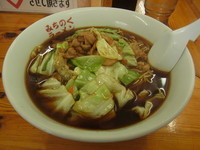 「肉そば 700円 大盛 無料」@みちのくラーメンの写真