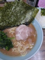 「ラーメン、海苔」@横浜ラーメン 武蔵家 中野本店の写真