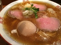 「味玉煮干しそば麺大盛り」@中華そば しば田の写真