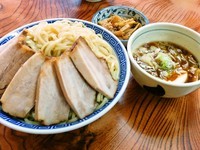 「もりそば+特盛+小豚＋メンマ　1,200円」@明心角ふじの写真