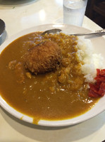 「クリームコロッケカレー」@とん金の写真